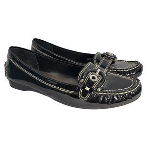 Franco Sarto Size 8 Patent Leather Loafers
